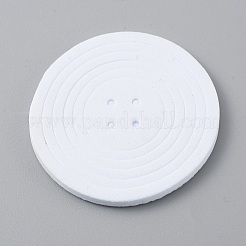 Пластиковые плоские круглые коробки для сбора памятных монет AJEW-WH0413-81