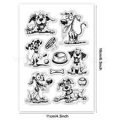 ПВХ пластиковые прозрачные штампы DIY-WH0448-0595