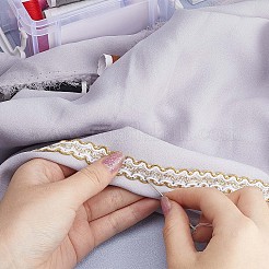 Полиэфирные волнистые кружевные ленты OCOR-WH0082-21A