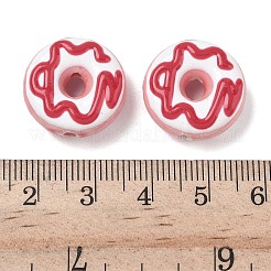 Фарфоровые эмалевые бусины ручной работы PORC-K003-09