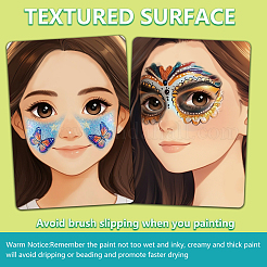 Пластиковая доска для рисования макияжем MRMJ-WH0101-004