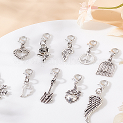 80 шт. 10 стиля подвеска из сплава украшение&nbsp;HJEW-LP00003