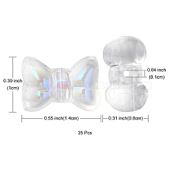 35 шт. Прозрачные стеклянные бусины&nbsp;GLAA-YW0001-68