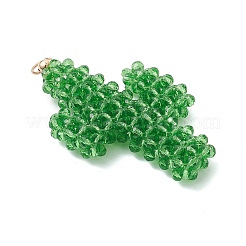 Прозрачные стеклянные подвески&nbsp;PALLOY-MZ01021