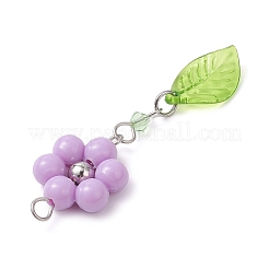 Акрил с большими подвесками из нержавеющей стали 304 PALLOY-JF04512-02