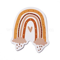 Набор мультяшных радужных бумажных наклеек X-DIY-M031-45