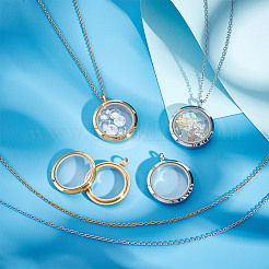 Набор для самостоятельного изготовления ожерелья-кулона из нержавеющей стали 304 в виде купола&nbsp;STAS-DR0001-03