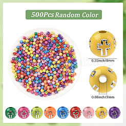 500 шт. Покрытие акриловыми бусинами PACR-SP0001-09B