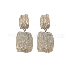 Прямоугольные серьги-гвоздики из сплава&nbsp;FS-WGCDEA7-02