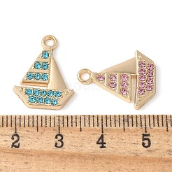 Подвески из сплава и страза PALLOY-E775-05G