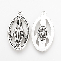 Сплавочные подвески тибетского стиля&nbsp;TIBEP-Q078-38AS-RS