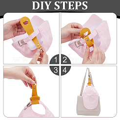 7 шт. 7-х цветный зажим для шляпы из искусственной кожи AJEW-AR0004-86