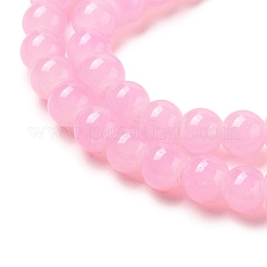 Выпечки окрашены имитация нефрита стекловолокна круглый шарик&nbsp;LS-DGLA-XCP0001-25