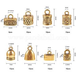 Концы шнура из тибетского сплава TIBEB-PH0004-47AG