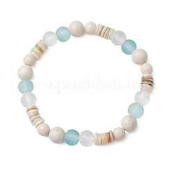 Браслеты в стиле бохо из натуральных ископаемых&nbsp;BJEW-JB11865-02