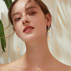 40шт подвески из натурального цитрина G-FG0001-09