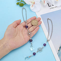 2 шт. подвеска из сплава в виде цветка&nbsp;HJEW-ME0001-07A