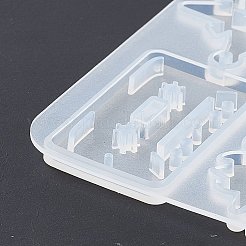 Силиконовые Молды для подвески в виде сердца/луны/листа своими руками&nbsp;X-DIY-A039-05