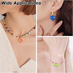 40 шт. 4 стиля акриловых подвесок с запекаемой краской&nbsp;OACR-YW0004-48