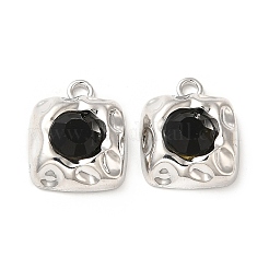 Стеклянные подвески из сплава с покрытием стойки FIND-G044-06P-02