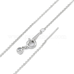 Латунные кабельные цепи ожерелья NJEW-U008-07P