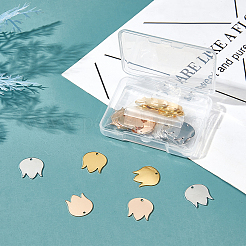 30шт 3 цвета латунные подвески KK-BC0001-77