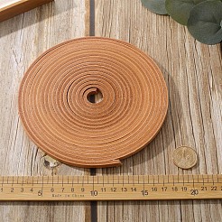 Плоский шнур из воловьей кожи&nbsp;WL-GF0001-10B-01