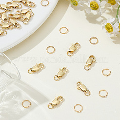 20 шт. латунные застежки-лобстеры&nbsp;KK-ME0003-50
