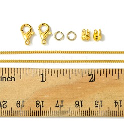 Наборы для изготовления латунных удлинителей/концевых цепей своими руками&nbsp;DIY-FS0005-61G