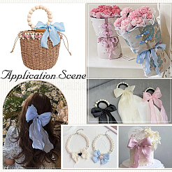 2 рулон полиэстеровой гофрированной ленты для декоративных пришивных работ&nbsp;OCOR-CY0003-18C