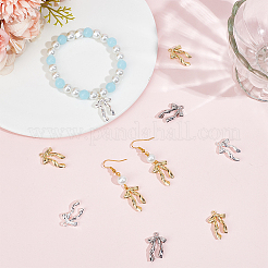 30шт 3 цвета подвески из сплава с покрытием стойки FIND-SP0002-49B