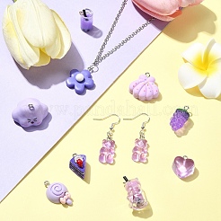 50шт 10 стиля подвески из смолы&nbsp;CRES-YW0001-32