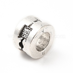 Европейские сплавочные бусины тибетского стиля  PALLOY-P293-141AS