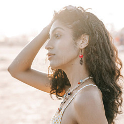 50 шт. нитка фарфоровых бусин ручной работы в 10 стилях&nbsp;PORC-FW0001-03