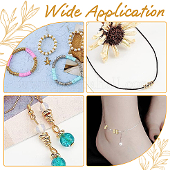 200 шт. латунные бусины с покрытием стойки KK-HY0003-54