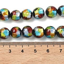 Handmade стеклянные бусины фольги&nbsp;LAMP-K039-37B