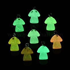 Подвески из светящейся прозрачной смолы RESI-T059-14