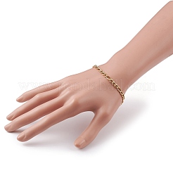 Женские цепи Figaro из нержавеющей стали 304 BJEW-JB05840-01