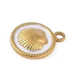 Подвески из нержавеющей стали 304 с эмалью&nbsp;LS-STAS-P408-13G-01