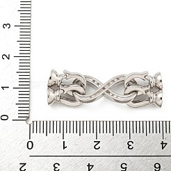 925 серебряная застежка с микропаве из прозрачного кубического циркония&nbsp;STER-U001-09P