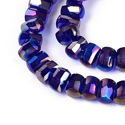 Гальванизируйте прозрачное стекло бисер нитей&nbsp;EGLA-N022-09A-B04