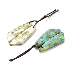 Природные и синтетические смешанные подвески драгоценных камней G-R437-02