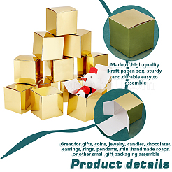 Квадратные складные бумажные коробки для хранения конфет CON-WH0106-03