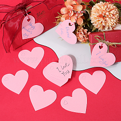200 шт. бумажные подарочные бирки в форме сердца CDIS-SP0001-14C