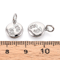 Латунные микро проложить кубического циркония подвески&nbsp;KK-N257-67P