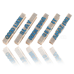 30 шт. 5 стиля стразы для черлидинга AJEW-SP0002-58A