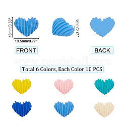 Кабошоны из непрозрачной смолы&nbsp;RESI-PH0001-75