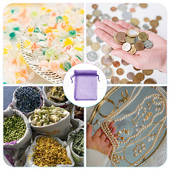 50 шт. мешочки из органзы для хранения ювелирных изделий&nbsp;OP-TA0001-16A