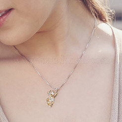 Латунные подвески из кубического циркония KK-DR0001-09