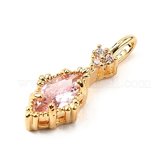 Латунные микро проложить кубического циркония подвески KK-F901-02C-G